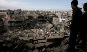 Photo of Gaza bombed out