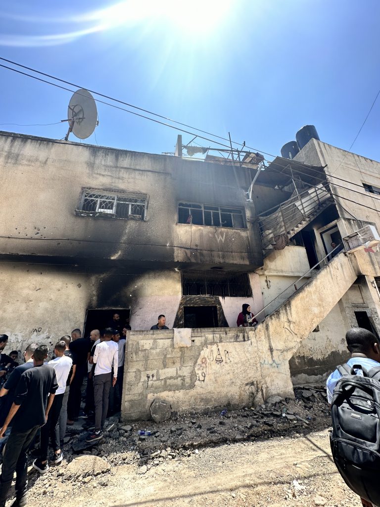 Photo of a Palestinian home damaged due to an Israeli military assault on Jenin