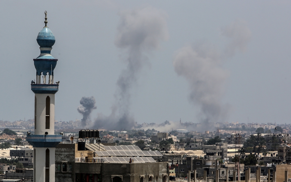 Photo of Israel's bombing of Gaza