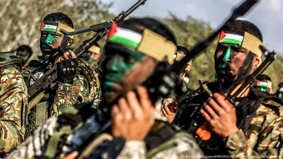 Photo of Hamas militants