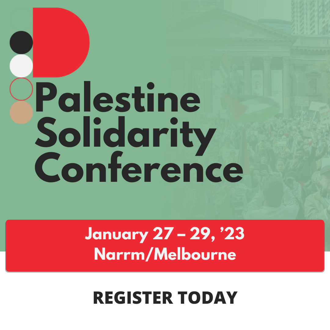 Palestine Solidarity Conference square-register today