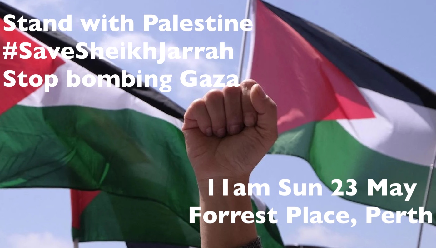 Stand with Palestine Stop bombing Gaza! Save Sheikh